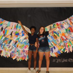 JFK Collaborative Feather Project – #JFK WHAT LIFTS YOU