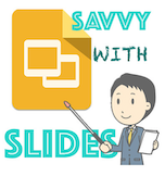image of slide icon and presenter