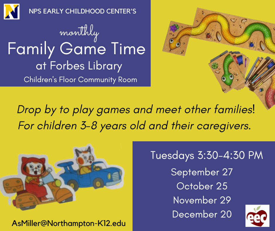 NHFC Family Game Time at Forbes Library